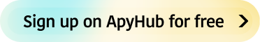 Sign up on Apyhub for free