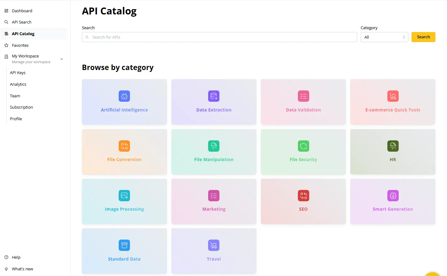 API Catalog